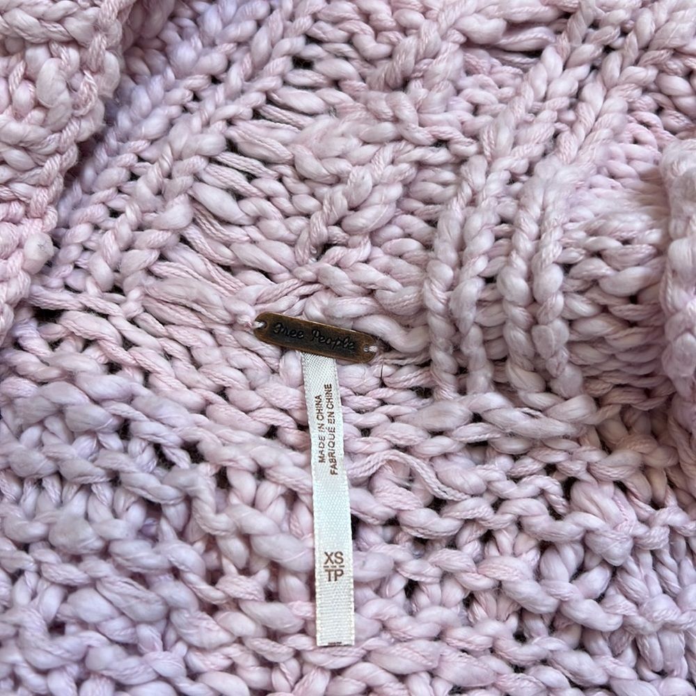 Free people zip up sweater. Size xs - Picture 4 of 6